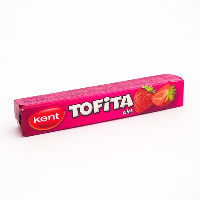 Жевательная конфета KENT TOFITA Вкус Клубника 47г/Mondelez (8196944 ...