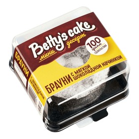 Десерт Чизкейк Шоколадный Брауни с мягкой начинкой 100г Bettys Cake
