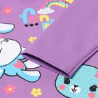 Толстовка для девочек, цвет сиреневый, рост 104 см 9781877