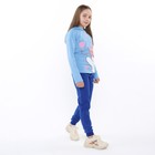 Толстовка для девочек, цвет голубой, рост 152 см 9781891