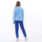 Толстовка для девочек, цвет голубой , рост 158 см - фото 22355903