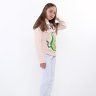 Толстовка для девочек, цвет бежевый , рост 152 см 9781895