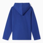 Толстовка для мальчиков, цвет тёмно-синий, рост 128 см - фото 22355978