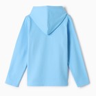 Толстовка для мальчиков, цвет голубой , рост 134 см - фото 22356014