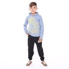 Толстовка для мальчиков, цвет серый, рост 158 см - фото 22356028