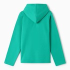 Толстовка для мальчиков, цвет зелёный , рост 146 см - фото 22621924