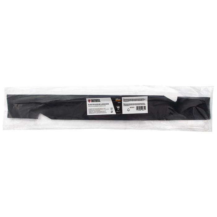 Нож для бензиновой газонокосилки LMB-420 Denzel 96383, 42 см - фото 1910693240