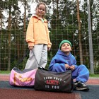 Сумка спортивная для мальчика на молнии, наружный карман, 40 см х 24 см х 21 см, цвет чёрный - Фото 7