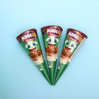 Вафельный рожок Minicco Cornet Peanut молочный шоколад Арахис, 25 г - Фото 2