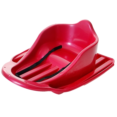 Санки ледянка «Карета» с ремнём безопасности, цвет пурпурный