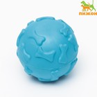 Мяч "Косточки", TPR, 6 см, синий - фото 6980645