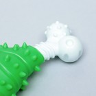 Игрушка двухслойная (твердый и мягкий пластик) "Голень", 12 см, зелёная - фото 6980670