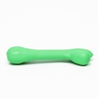 Игрушка жевательная "Косточка классическая", TPR, 12,3 см, зелёная - Фото 2