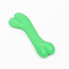 Игрушка жевательная "Косточка классическая", TPR, 12,3 см, зелёная - Фото 3