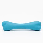 Игрушка жевательная "Немалая кость", TPR, 16 см, синяя - фото 6980689