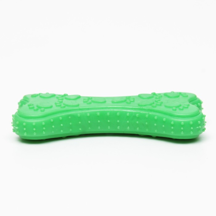 Игрушка жевательная суперпрочная "Собачье удовольствие", 10,5 см, зелёная
