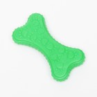 Игрушка жевательная суперпрочная "Собачье удовольствие", 10,5 см, зелёная - Фото 3