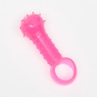 Игрушка-дразнилка для собак «Поймай меня!»,9.5 см, прозрачная, PP, розовая - Фото 5