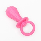 Жевательная игрушка для собак «Пустышка для малышки», 14.5 см, TPR, розовая - Фото 6