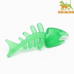 Игрушка жевательная "Планктон" прозрачная, PP, 12,5 см, зелёная