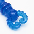Игрушка жевательная "Краб", прозрачная, TPR, 12 см, голубая - фото 6980737