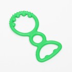 Игрушка жевательная "Тренажер настойчивости", TPR, 18 см, зелёная - Фото 3