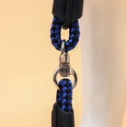 Ринговка для собак, 150×0.6 см, с вертлюгом, синяя, чёрная - Фото 6