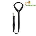 Поводок с универсальной ручкой-креплением, ширина 2.5 см, чёрный - Фото 2