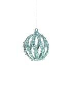 Ёлочные игрушки «Эстер», шары новогодние, набор 6 шт., d=6 см, зелёный 9510520