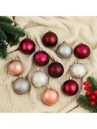 Ёлочные игрушки «Мэдисон» элит, шары новогодние, набор d=6 см, 12 шт., МИКС - Фото 3