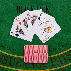 Карты игральные пластиковые «888», 54 шт., 28 мкм, 6,3×8,8 см
