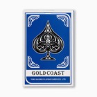 Карты игральные бумажные Gold Coast, 55 шт, 260 г/м2, синие, 5.7 х 8.7 см - Фото 3