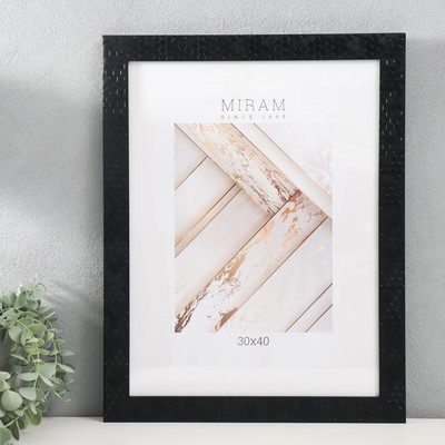Фоторамка пластик "МИРАМ" 30х40 см, 651670-15 (пластиковый экран)