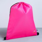 Сумка для обуви «ArtFox study», болоньевый материал, цвет розовый, 41х31 см - фото 6981278