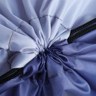 Мешок для обуви, серый, (болоньевый материал) 43×33 см - Фото 3