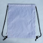 Мешок для обуви, серый, (болоньевый материал) 43×33 см - Фото 5