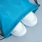 Сумка для обуви «ArtFox study», болоньевый материал, цвет бирюзовый, 41х31 см - фото 6981309