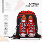 Мешок для обуви «Кеды»  2 секции, 30 х 40 см - фото 319603798