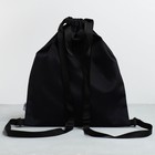 Мешок для обуви, чёрный, (текстиль) 30×40 см - Фото 7