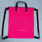 Мешок для обуви, розовый, (текстиль) 30×40 см - Фото 7