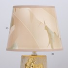Настольная лампа "Лавра" E14 40Вт бежевый 20х20х32 см RISALUX - Фото 4