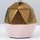 Настольная лампа «Румби» E14 40 Вт золото розовый 20×20×29 см RISALUX - Фото 5