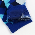 Носки "Ромбы", цвет синий, размер 25-27 - Фото 3