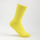 Носки, цвет жёлтый, размер 23-25 - фото 8141007