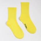 Носки, цвет жёлтый, размер 23-25 - Фото 2