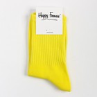 Носки, цвет жёлтый, размер 23-25 - Фото 5