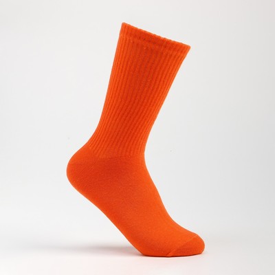 Носки, цвет оранжевый, размер 25-27
