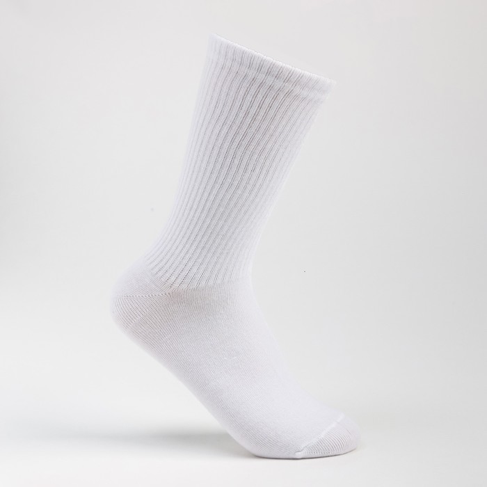 Носки, цвет белый, размер 23-25 - Фото 1