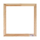 Рама для картин (зеркал) 40 х 40 см, профиль 37 х 18 мм, Emma, неокрашенное дерево (подходит для декорирования) - фото 22830659