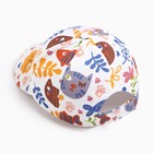 Бейсболка детская, цвет белый, р-р 52-54 - фото 24580502